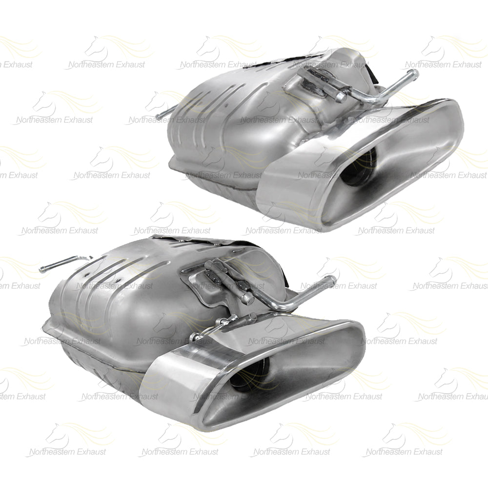 2007 Mazda CX-9 3.5L & 2008-2012 Mazda CX-9 3.7L Exhaust Pair of Muffler | Stainless Steel