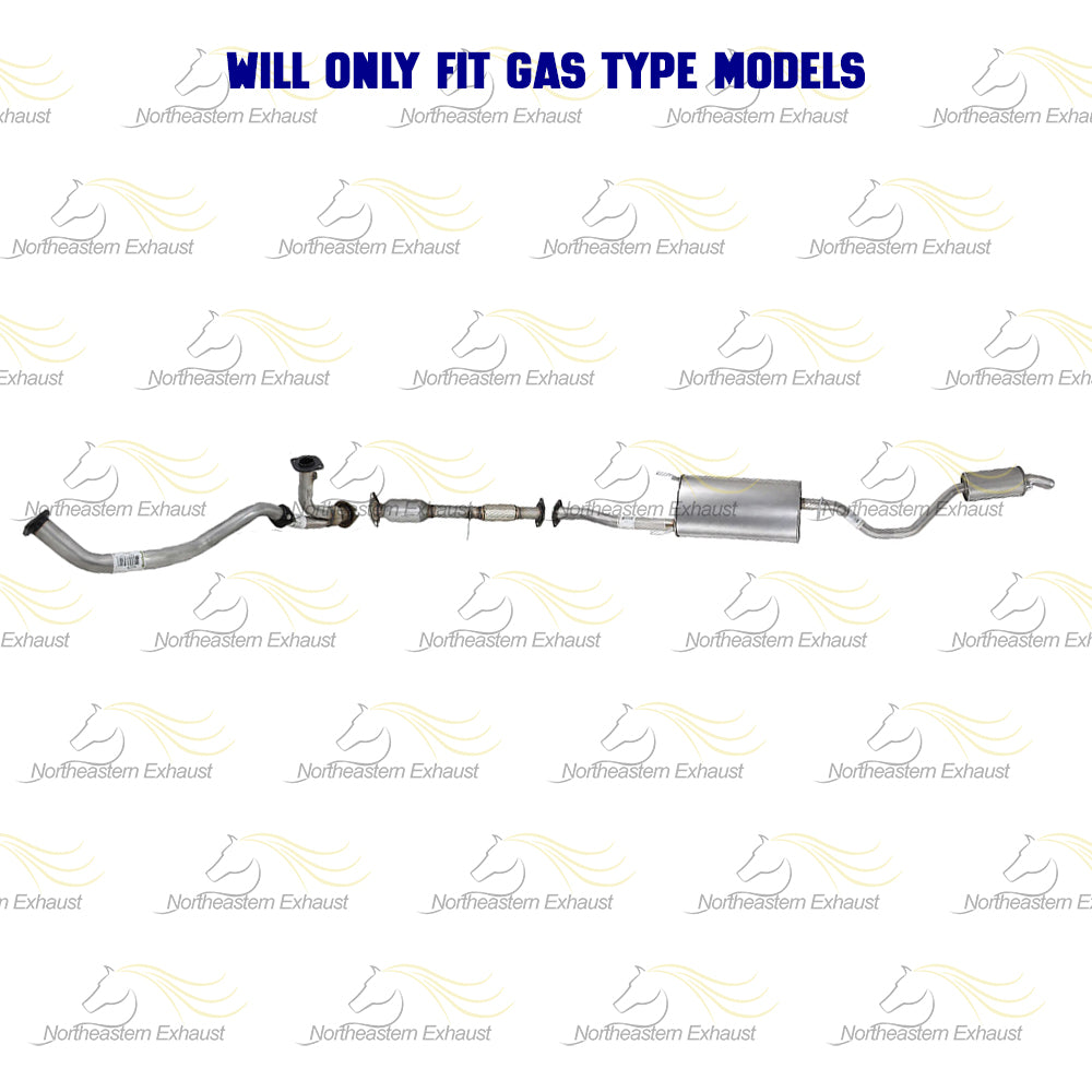 EPA Catalytic Front & Y Pipe Muffler Resonator Kit fits: 2014-16 Highlander 3.5L