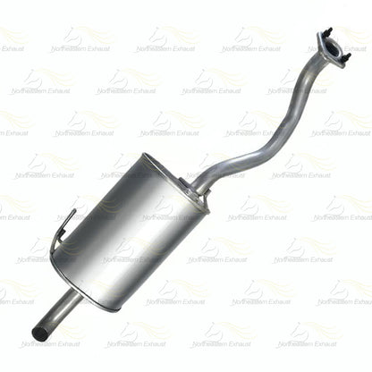 2014-2018 Nissan Versa Note 1.6L Exhaust Rear Muffler with Hangers | Stainless Steel