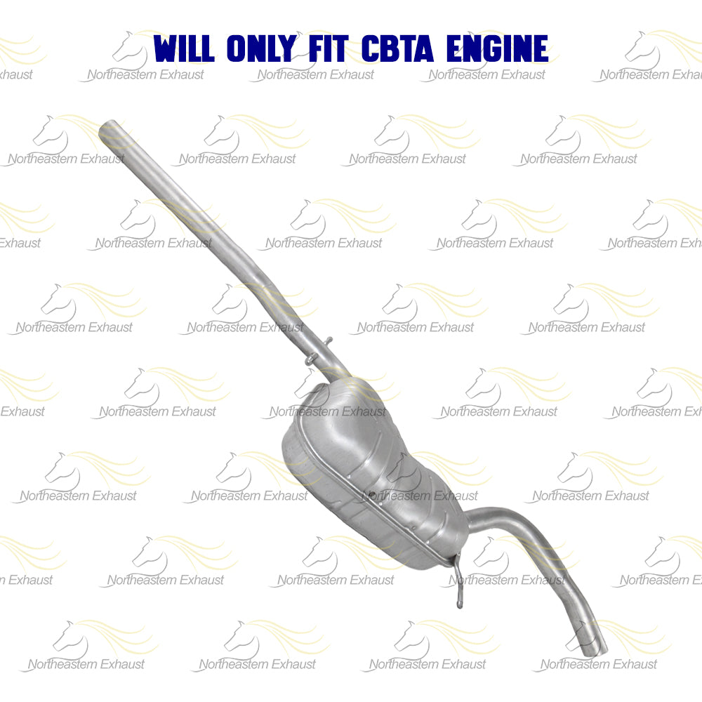 2011-2013 Volkswagen Jetta 2.5L Direct-Fit Exhaust Center Muffler Assembly