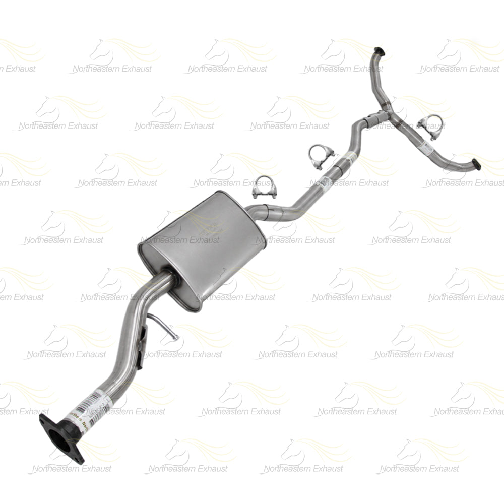 2007 Mazda CX-9 3.5L Exhaust Pipes with Pair of Mufflers Kit | Stainless Steel