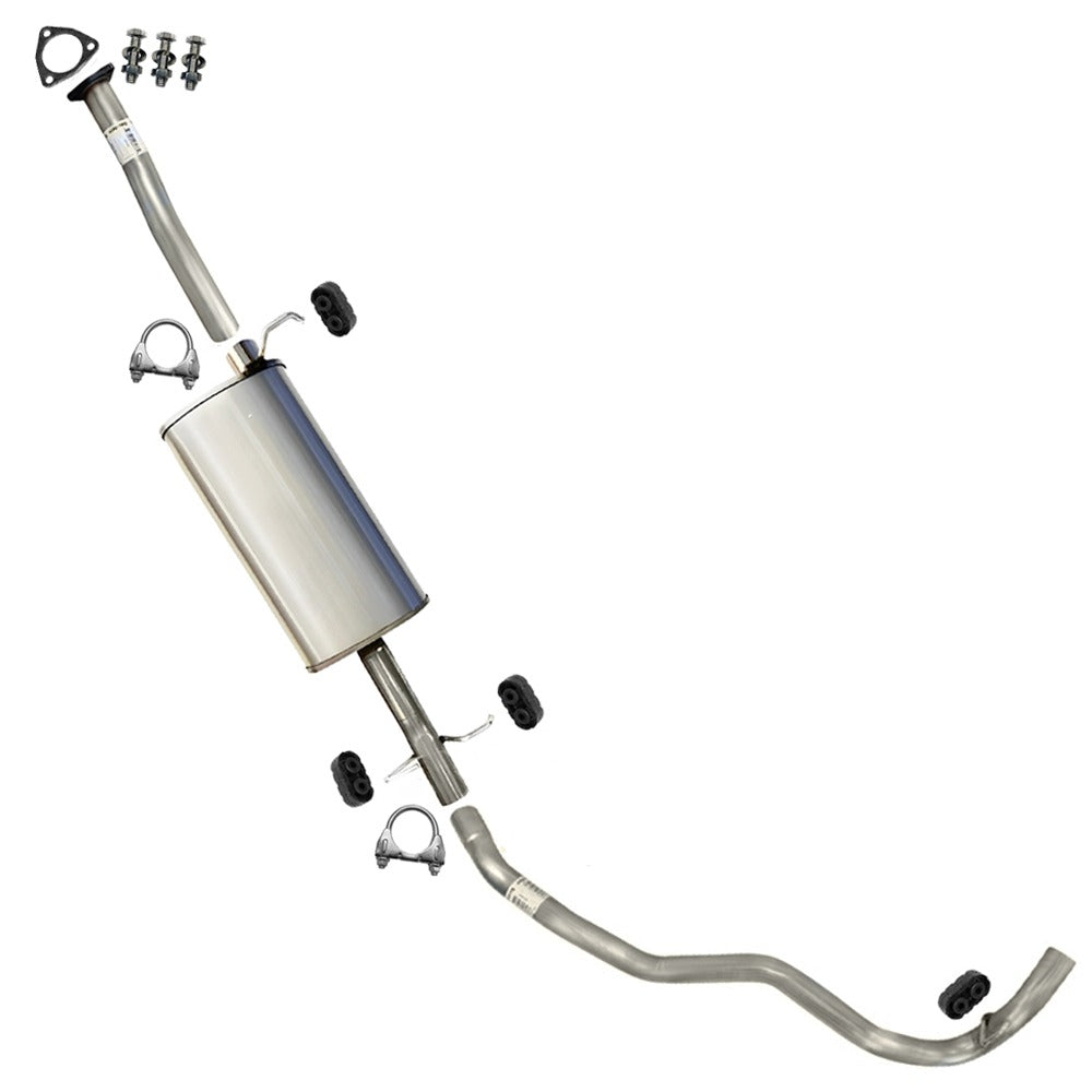 1996-1997 Chevy S10, GMC Sonoma, Isuzu Hombre 2.2L Exhaust Pipe, Muffler and Tail Pipe