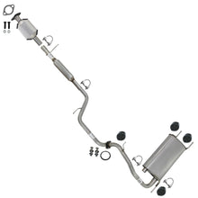 2010-2011 Mazda 3 2.0L PZEV Rear Catalytic w/ Intermediate Pipes, & Muffler Kit | Stainless Steel