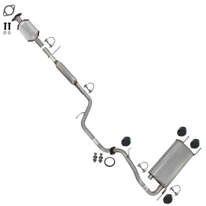 2010-2011 Mazda 3 2.0L Rear Catalytic w/ Intermediate  Pipes, & Muffler Kit | Stainless Steel