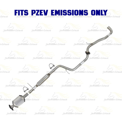 2010-2011 Mazda 3 2.0L Rear Catalytic w/ Exhaust Pipes Kit | Stainless Steel