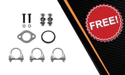 2010-2011 Mazda 3 2.0L Rear Catalytic w/ Exhaust Pipes Kit | Stainless Steel