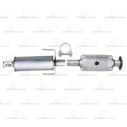 2010-2011 Mercury Milan 2.5L Rear Catalytic w/ Resonator Pipe Exhaust Kit | Stainless Steel