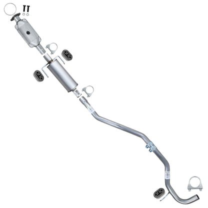 2010-2011 Mercury Milan 2.5L Rear Catalytic w/ Resonator & Intermediate Pipe Kit | Stainless Steel