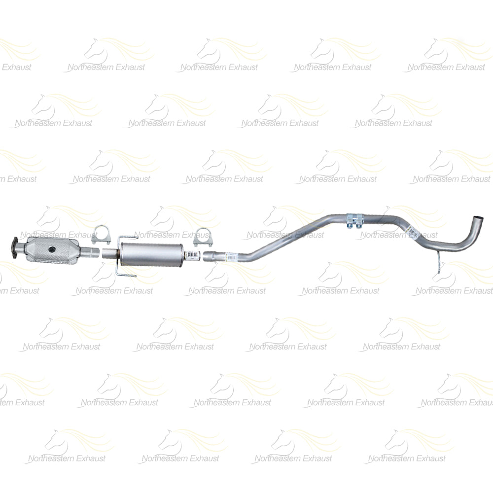 2010-2011 Mercury Milan 2.5L Rear Catalytic w/ Resonator & Intermediate Pipe Kit | Stainless Steel