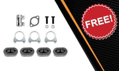 2010-2011 Mercury Milan 2.5L Rear Catalytic w/ Exhaust Pipes & Muffler Kit | Stainless Steel