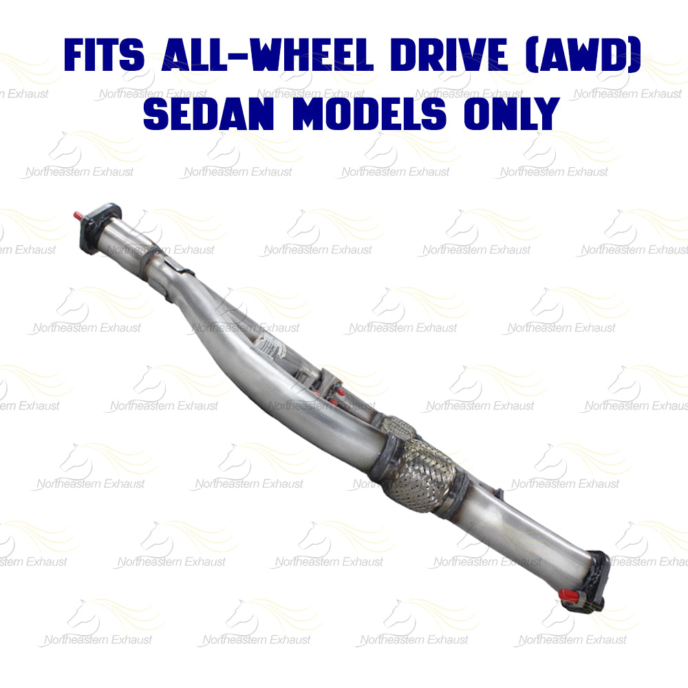 2009-2013 Infiniti G37 3.7L Exhaust Front Flex Y Pipe | AWD with Sedan Models | Stainless Steel