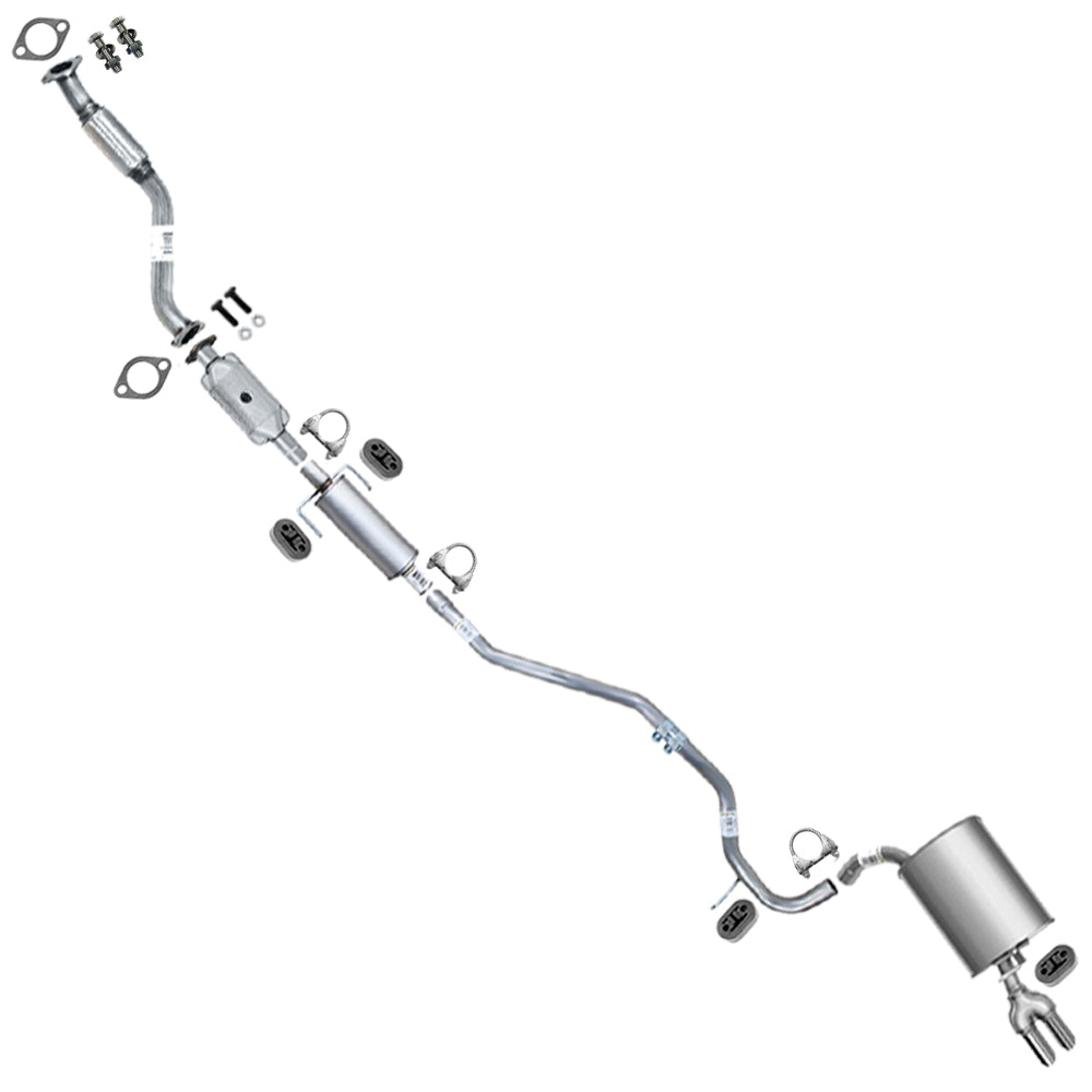 2010-2011 Mercury Milan 2.5L Front Pipe Rear Catalytic Exhaust Pipes & Muffler Kit | Stainless Steel