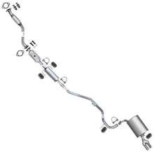 2010-2011 Mercury Milan 2.5L Front Pipe Rear Catalytic Exhaust Pipes & Muffler Kit | Stainless Steel