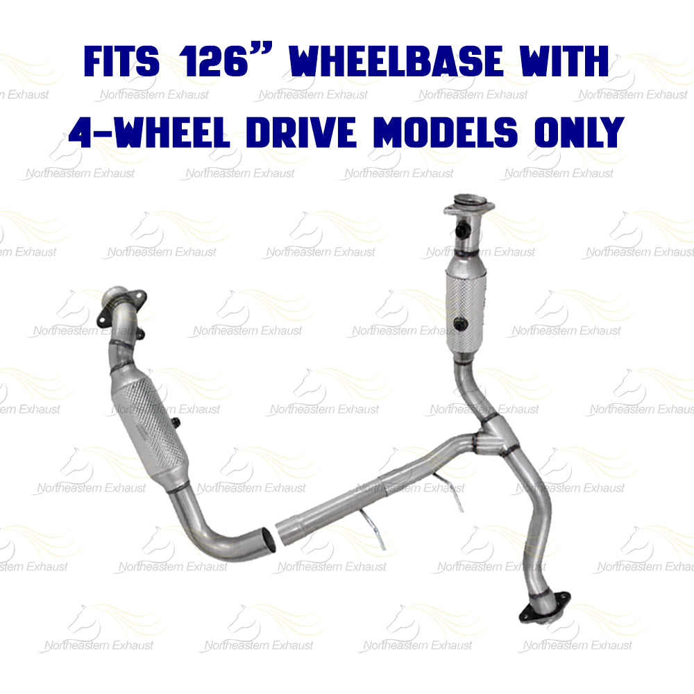 2009-2010 Ford F-150 4.6L Pair of Catalytic w/ Exhaust Pipe Kit | EPA Approved | Stainless Steel