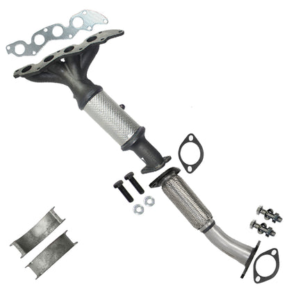 2007-2009 Ford Fusion 2.3L Manifold Converter w/ Front Pipe Exhaust Kit | EPA Approved