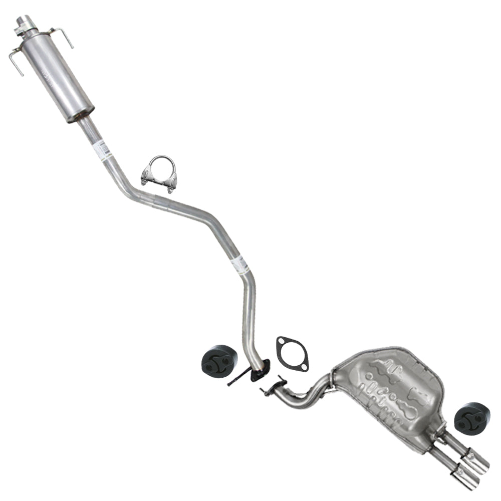 2009-2013 Mazda 6 2.5L Exhaust Resonator with Muffler Kit | Stainless Steel