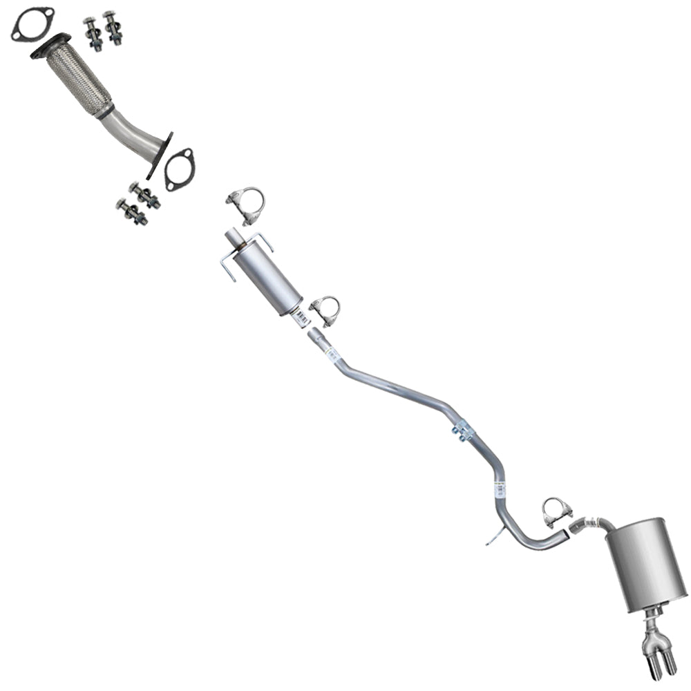 2007-2009 Ford Fusion & Mercury Milan 2.3L Front Pipe Exhaust System Kit | Stainless Steel