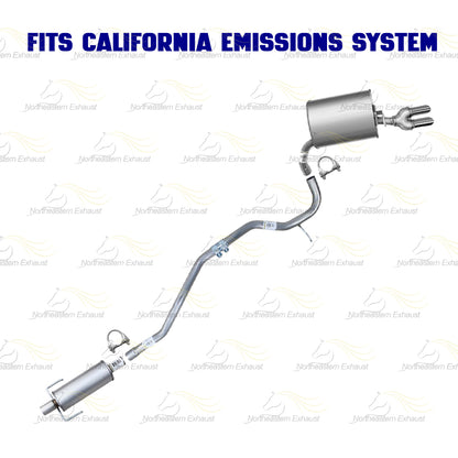 2007-2009 Ford Fusion 2.3L Manifold Converter & Exhaust Pipes w/ Muffler Kit | EPA Approved