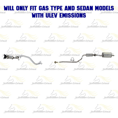 2014-15 Honda Civic 1.8L EPA Manifold Catalytic & Front Pipe Exhaust System Kit