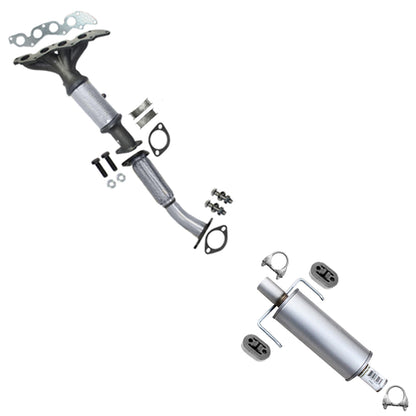 2007-2009 Ford Fusion & Mercury Milan 2.3L Manifold Converter Front Pipe & Resonator | EPA Approved