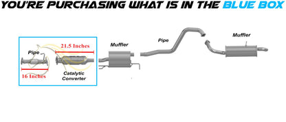 2014-2016 Kia Soul 2.0L EPA Approved Exhaust Pipe w/ Catalytic Kit