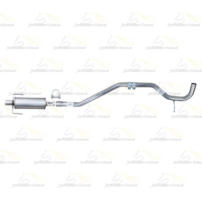2007-2009 Ford Fusion & Mercury Milan 2.3L Exhaust Resonator & Intermediate Pipe | Stainless Steel