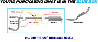 2009-2010 Dodge RAM 1500 5.7L 120in WB EPA Approved Catalytic Front Pipe Muffler Kit