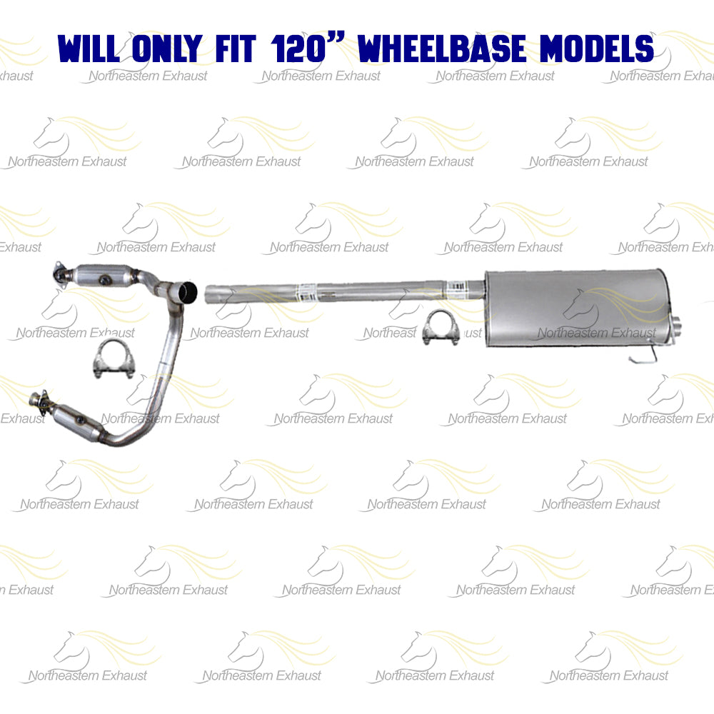 2009-2010 Dodge RAM 1500 5.7L 120in WB EPA Approved Catalytic Front Pipe Muffler Kit