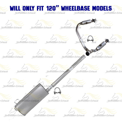 2009-2010 Dodge Ram 1500 5.7L 120in WB EPA Approved Catalytic Front Pipe Muffler Kit
