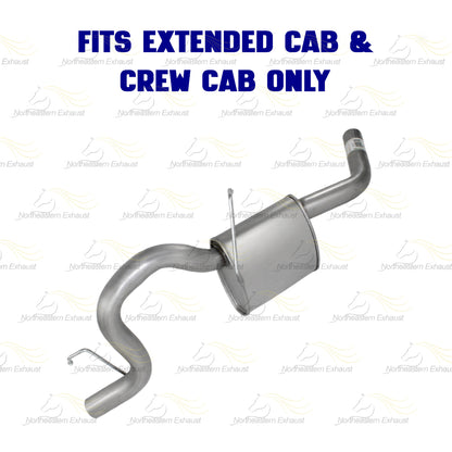 2005-2010 Dodge Dakota 3.7L & 4.7L Exhaust Tail Pipe | Stainless Steel