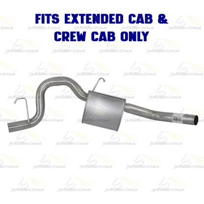 2005-2010 Dodge Dakota 3.7L & 4.7L Exhaust Tail Pipe | Stainless Steel