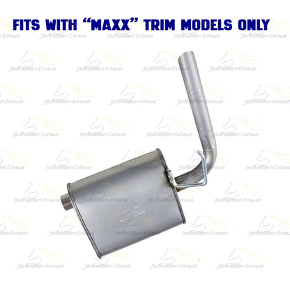 2004 Chevrolet Malibu 3.5L Front Pipe, Resonator, Intermediate Pipe, Muffler Kit | Stainless Steel