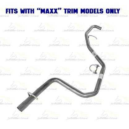 Stainless Steel Intermediate Pipe with Muffler Kit fits: 2004-2007 Malibu 3.5L