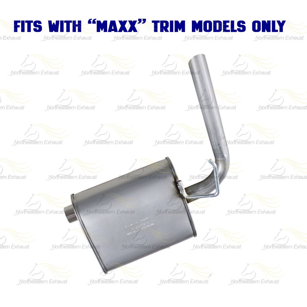 Stainless Steel Intermediate Pipe with Muffler Kit fits: 2004-2007 Malibu 3.5L