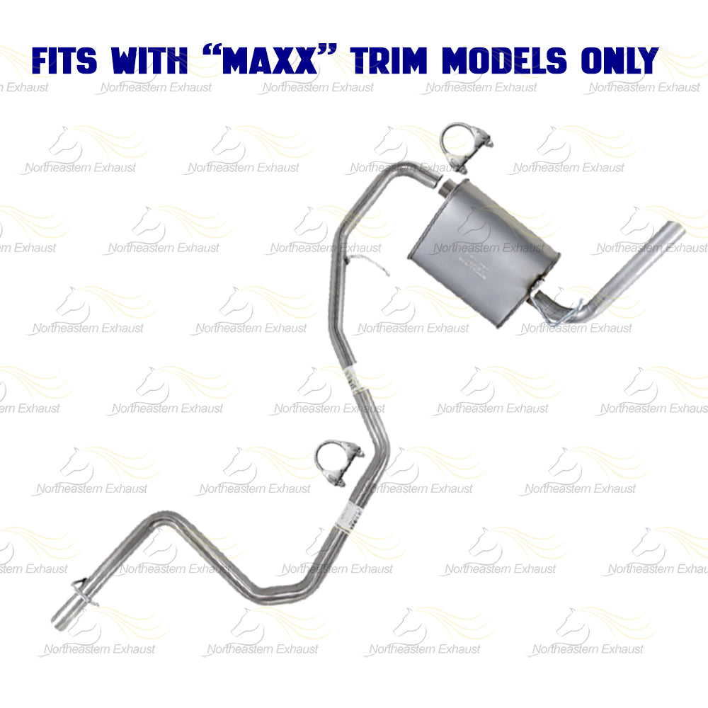 Stainless Steel Intermediate Pipe with Muffler Kit fits: 2004-2007 Malibu 3.5L