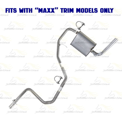 Stainless Steel Intermediate Pipe with Muffler Kit fits: 2004-2007 Malibu 3.5L