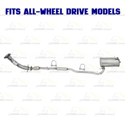 2014-2019 Mitsubishi Outlander 2.4L AWD Front Pipe w/ Catalytic & Muffler Kit | EPA Approved