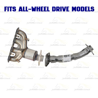 2014-2018 Mitsubishi Outlander 2.4L AWD Exhaust Manifold Converter & Front Pipe Kit | EPA Approved