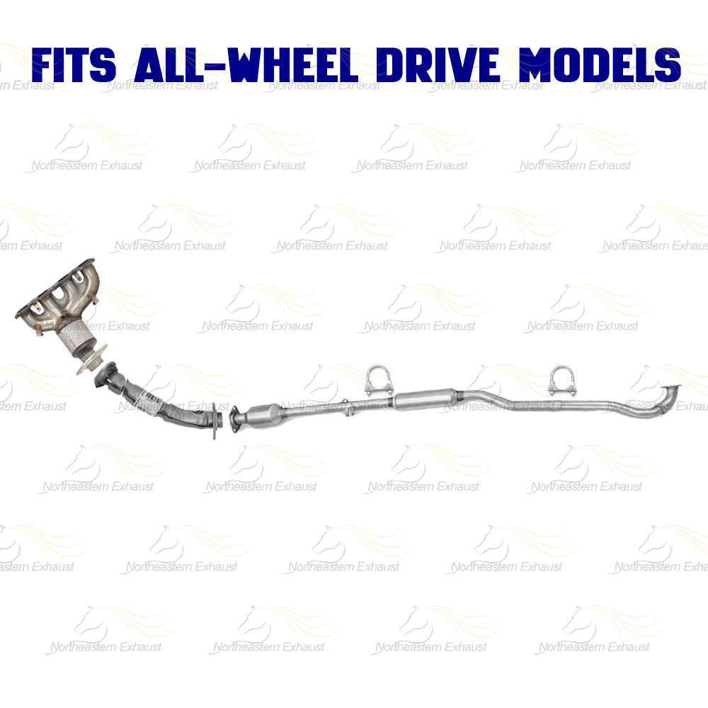 2014-2018 Mitsubishi Outlander 2.4L AWD Manifold Catalytic Converter Front Pipe & Catalytic Kit | EPA Approved
