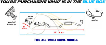 2014-2019 Mitsubishi Outlander 2.4L AWD Exhaust Front Pipe w/ Rear Catalytic Kit | EPA Approved