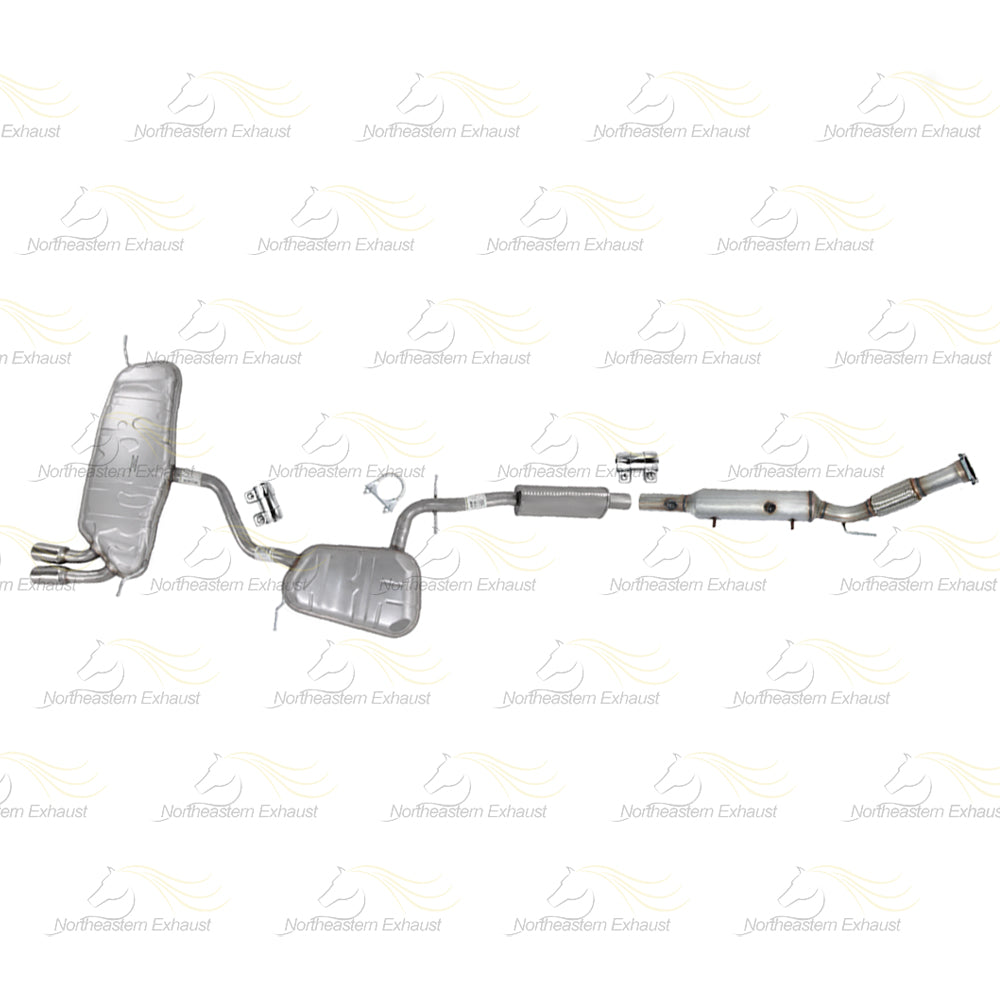 2010 Volkswagen Golf 2.5L Exhaust Catalytic w/ Resonator & Muffler Kit | EPA Approved