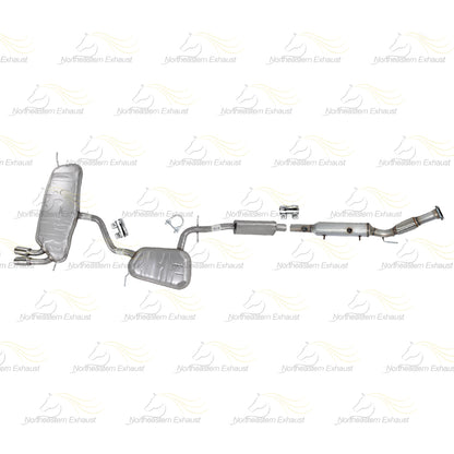 2010 Volkswagen Golf 2.5L Exhaust Catalytic w/ Resonator & Muffler Kit | EPA Approved