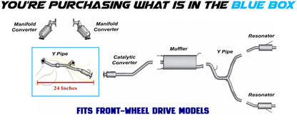 2013-2018 Hyundai Santa Fe 3.3L FWD Exhaust Flex Y Pipe | Stainless Steel
