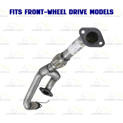 2013-2018 Hyundai Santa Fe 3.3L FWD Exhaust Flex Y Pipe | Stainless Steel