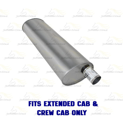2005-2010 Dodge Dakota 3.7L & 4.7L Exhaust Muffler | Stainless Steel
