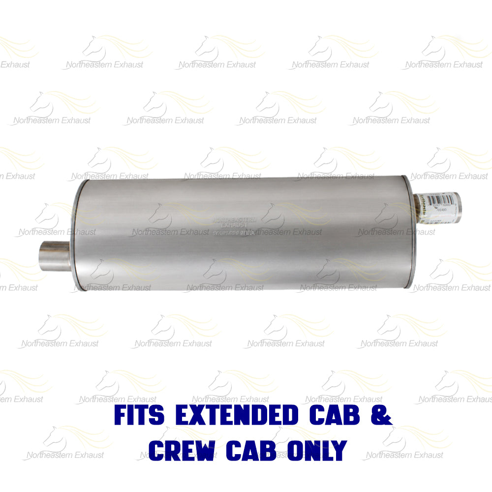 2005-2010 Dodge Dakota 3.7L & 4.7L Exhaust Muffler | Stainless Steel