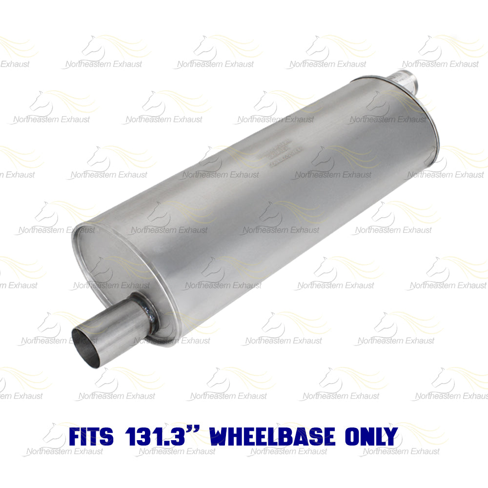2007 RAM Dakota 3.7L & 4.7L Exhaust Intermediate Pipe Muffler & Tail Pipe Kit | Stainless Steel