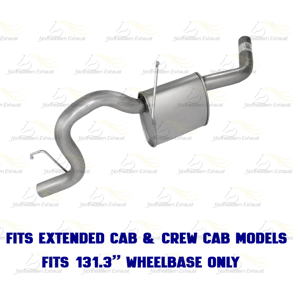 2007 Mitsubishi Raider 4.7L, 2008-2009 Mitsubishi Raider 3.7L Cat-Back Exhaust Kit | Stainless Steel
