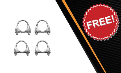 2007 Mitsubishi Raider 4.7L, 2008-2009 Mitsubishi Raider 3.7L Cat-Back Exhaust Kit | Stainless Steel