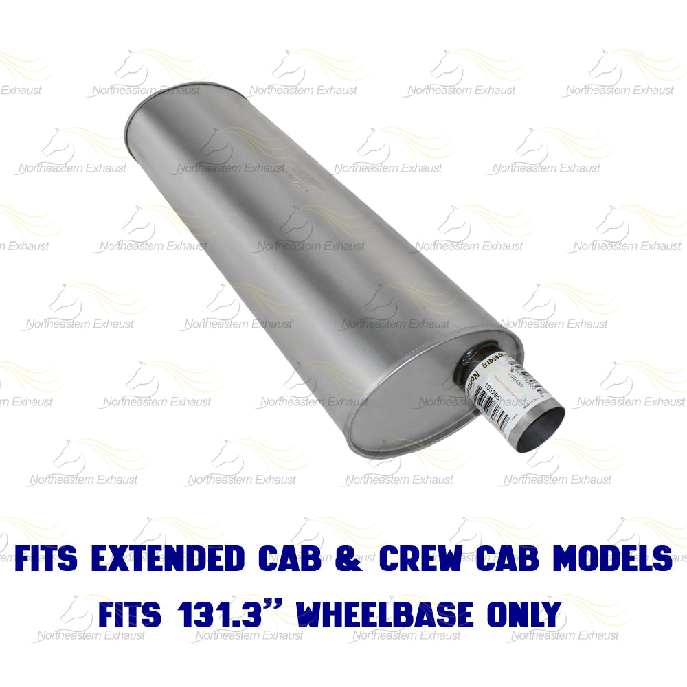 2007-2010 Dodge Dakota 3.7L Intermediate Pipe & Muffler Exhaust Kit | Stainless Steel